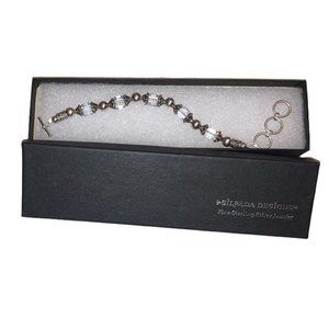 SILPADA retired Sterling Silver, crystal and hematite bracelet.